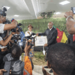 «Douala:Ngondo Festival Officially Receives UNESCO’s Certificate as intangible heritage» By Albert Njebusi The traditional and water worship oracle ritual festival of the Sawa people ‘Ngondo’ officially received UNESCO’s certificate on Saturday, July 5, 2025.This was during a ceremony at the Sawa Cultural Centre in Douala, Littoral Region.This certificate confirms the festival’s inscription on the prestigious Representative List of the Intangible Cultural Heritage of Humanity, following the 19th session of the UNESCO Intergovernmental Committee on December 4, 2024, in Asunción, Paraguay.The certificate was received from UNESCO Acting Director of the Central African Sub-Regional Office, Hilaire Mputu, and handed over to the current President of the Ngondo Festival, His Royal Majesty Milord Paul Mbappé Mbwanga.The handover was presided by the Personal Representative of the Head of State at the ceremony, Bidoung Mkpatt, accompanied by the Littoral Governor, Samuel Dieudonné Ivaha Diboua. The event was attended by government ministers, diplomatic representatives, local, traditional, and religious authorities of the Region.Speaking at the event, UNESCO Acting Central African Sub-Regional Director, Hilaire Mputu, appreciated the work done by the technical interministerial team.“It was not an easy job, but I am impressed with the successful collaboration between UNESCO’s sub-regional office and the Ministry of Arts and Culture to see through the inscription of Ngondo on the prestigious Representative List of the Intangible Cultural Heritage of Humanity”, he said.He added that: “UNESCO is always ready to accompany Cameroon in safeguarding her rich cultural diversity. I can boldly announce that Gourna and Mvet are on good footing and will be examined at the upcoming 20th UNESCO Intergovernmental Committee session scheduled for December 2025 in India”.In his address, the Ngondo Festival current President, His Royal Majesty Milord Paul Mbappé Mbwanga, applauded the Head of State for personally supporting Ngondo’s UNESCO admission. He equally seized the opportunity to call on the sons and daughters of the Sawa land to unite more than ever to make the Ngondo festival more powerful and visible.Meanwhile, the Minister of Arts and Culture Bidoung Mkpatt, representing the Head of State, expressed gratitude saying, “Ngondo’s inscription is a high point of recognition of our rich cultural diversity. It wasn’t an easy task, but energies were united to make it successful”.He also announced ongoing efforts to inscribe other cultural heritages.“We still have Gourna and Fantasia from the Sudano-Sahelian cultural area, Mvet from the Fang-Beti and Achu from the Grassfields cultural areas undergoing studies for inscription. I can proudly say in the days ahead, Cameroon may have its first tangible cultural site inscribed on the UNESCO World Heritage List, that is the Dig-itbi cultural landscape on the Mandara Mountains in the Far North Region. Other files under consideration include ‘Les Gorges de Kolaa’, the Bafut fon’s Palace, and the Ekom Nkam Waterfall”.About NgondoThe Ngondo Festival is an annual water worship oracle ritual established in 1949 by Stephane Ndoumbe Ekale Ngondo in Douala, shortly after the Douala lineages split into the competing chiefdoms of King Bell and King Akwa. The Water Oracle worship occurs at the banks of the Wouri River every first week of December.This major cultural gathering involves over six million people across Cameroon’s coastal areas from Campo (South Region) to Mamfe (Southwest Region).Prof Nsaame Mbongo, Head of the Scientific Water Oracle Team, explained the ceremony’s highlight, ‘Jengu’, where a devotee enters the Wouri River to visit the underwater kingdom of ‘Miengu’ (the plural of Jengu), believed to be mermaids granting good luck to worshipers.He added that “According to tradition, the devotee remains underwater for hours with a vase, allowing the Oracle to transmit spiritual messages. The devotee usually emerges dry, and the messages he brings are for the Sawa people and Cameroon as a whole. This water is used for blessing”.Due to its powerful spiritual manifestations, we learned, the Ngondo Festival was banned by the Cameroon government in 1981 and reinstated in 1991.This certificate handover occurred one week after the launch of the 2025 edition of the Ngondo Festival at the Wouri-Bwele Island under the theme: ‘Jo ngouanele’ (Solidarity). The festival is scheduled for the first week of December 2025.