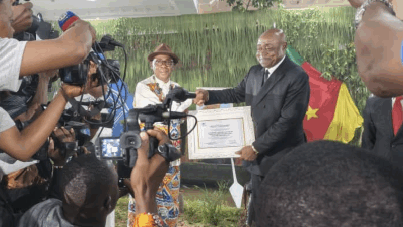 «Douala:Ngondo Festival Officially Receives UNESCO’s Certificate as intangible heritage» By Albert Njebusi The traditional and water worship oracle ritual festival of the Sawa people ‘Ngondo’ officially received UNESCO’s certificate on Saturday, July 5, 2025.This was during a ceremony at the Sawa Cultural Centre in Douala, Littoral Region.This certificate confirms the festival’s inscription on the prestigious Representative List of the Intangible Cultural Heritage of Humanity, following the 19th session of the UNESCO Intergovernmental Committee on December 4, 2024, in Asunción, Paraguay.The certificate was received from UNESCO Acting Director of the Central African Sub-Regional Office, Hilaire Mputu, and handed over to the current President of the Ngondo Festival, His Royal Majesty Milord Paul Mbappé Mbwanga.The handover was presided by the Personal Representative of the Head of State at the ceremony, Bidoung Mkpatt, accompanied by the Littoral Governor, Samuel Dieudonné Ivaha Diboua. The event was attended by government ministers, diplomatic representatives, local, traditional, and religious authorities of the Region.Speaking at the event, UNESCO Acting Central African Sub-Regional Director, Hilaire Mputu, appreciated the work done by the technical interministerial team.“It was not an easy job, but I am impressed with the successful collaboration between UNESCO’s sub-regional office and the Ministry of Arts and Culture to see through the inscription of Ngondo on the prestigious Representative List of the Intangible Cultural Heritage of Humanity”, he said.He added that: “UNESCO is always ready to accompany Cameroon in safeguarding her rich cultural diversity. I can boldly announce that Gourna and Mvet are on good footing and will be examined at the upcoming 20th UNESCO Intergovernmental Committee session scheduled for December 2025 in India”.In his address, the Ngondo Festival current President, His Royal Majesty Milord Paul Mbappé Mbwanga, applauded the Head of State for personally supporting Ngondo’s UNESCO admission. He equally seized the opportunity to call on the sons and daughters of the Sawa land to unite more than ever to make the Ngondo festival more powerful and visible.Meanwhile, the Minister of Arts and Culture Bidoung Mkpatt, representing the Head of State, expressed gratitude saying, “Ngondo’s inscription is a high point of recognition of our rich cultural diversity. It wasn’t an easy task, but energies were united to make it successful”.He also announced ongoing efforts to inscribe other cultural heritages.“We still have Gourna and Fantasia from the Sudano-Sahelian cultural area, Mvet from the Fang-Beti and Achu from the Grassfields cultural areas undergoing studies for inscription. I can proudly say in the days ahead, Cameroon may have its first tangible cultural site inscribed on the UNESCO World Heritage List, that is the Dig-itbi cultural landscape on the Mandara Mountains in the Far North Region. Other files under consideration include ‘Les Gorges de Kolaa’, the Bafut fon’s Palace, and the Ekom Nkam Waterfall”.About NgondoThe Ngondo Festival is an annual water worship oracle ritual established in 1949 by Stephane Ndoumbe Ekale Ngondo in Douala, shortly after the Douala lineages split into the competing chiefdoms of King Bell and King Akwa. The Water Oracle worship occurs at the banks of the Wouri River every first week of December.This major cultural gathering involves over six million people across Cameroon’s coastal areas from Campo (South Region) to Mamfe (Southwest Region).Prof Nsaame Mbongo, Head of the Scientific Water Oracle Team, explained the ceremony’s highlight, ‘Jengu’, where a devotee enters the Wouri River to visit the underwater kingdom of ‘Miengu’ (the plural of Jengu), believed to be mermaids granting good luck to worshipers.He added that “According to tradition, the devotee remains underwater for hours with a vase, allowing the Oracle to transmit spiritual messages. The devotee usually emerges dry, and the messages he brings are for the Sawa people and Cameroon as a whole. This water is used for blessing”.Due to its powerful spiritual manifestations, we learned, the Ngondo Festival was banned by the Cameroon government in 1981 and reinstated in 1991.This certificate handover occurred one week after the launch of the 2025 edition of the Ngondo Festival at the Wouri-Bwele Island under the theme: ‘Jo ngouanele’ (Solidarity). The festival is scheduled for the first week of December 2025.